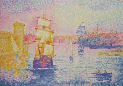 Der Hafen von Marseille, ca. 1909 von Henri Edmond Cross